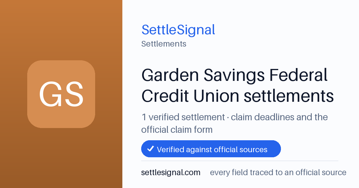 SettleSignal  — a verified collection of class-action and refund settlements, each with eligibility, payout, and claim-deadline details checked against its official source.