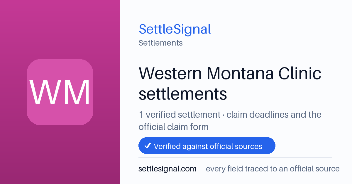SettleSignal  — a verified collection of class-action and refund settlements, each with eligibility, payout, and claim-deadline details checked against its official source.