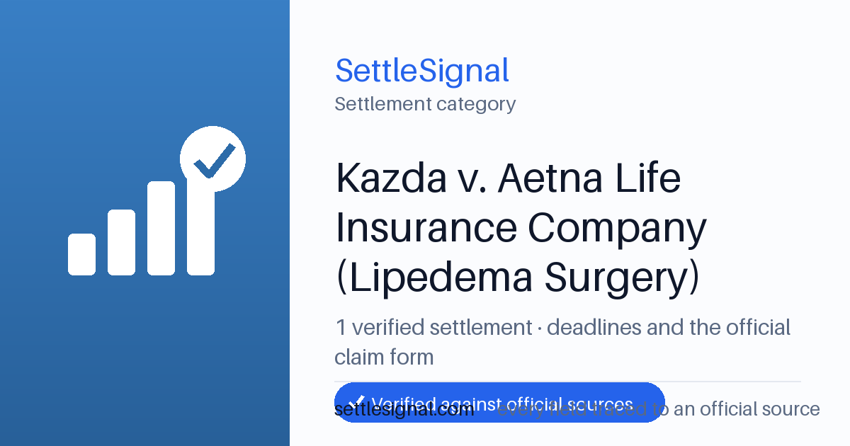 SettleSignal  — a verified collection of class-action and refund settlements, each with eligibility, payout, and claim-deadline details checked against its official source.